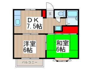 弘栄ハイムⅡの物件間取画像